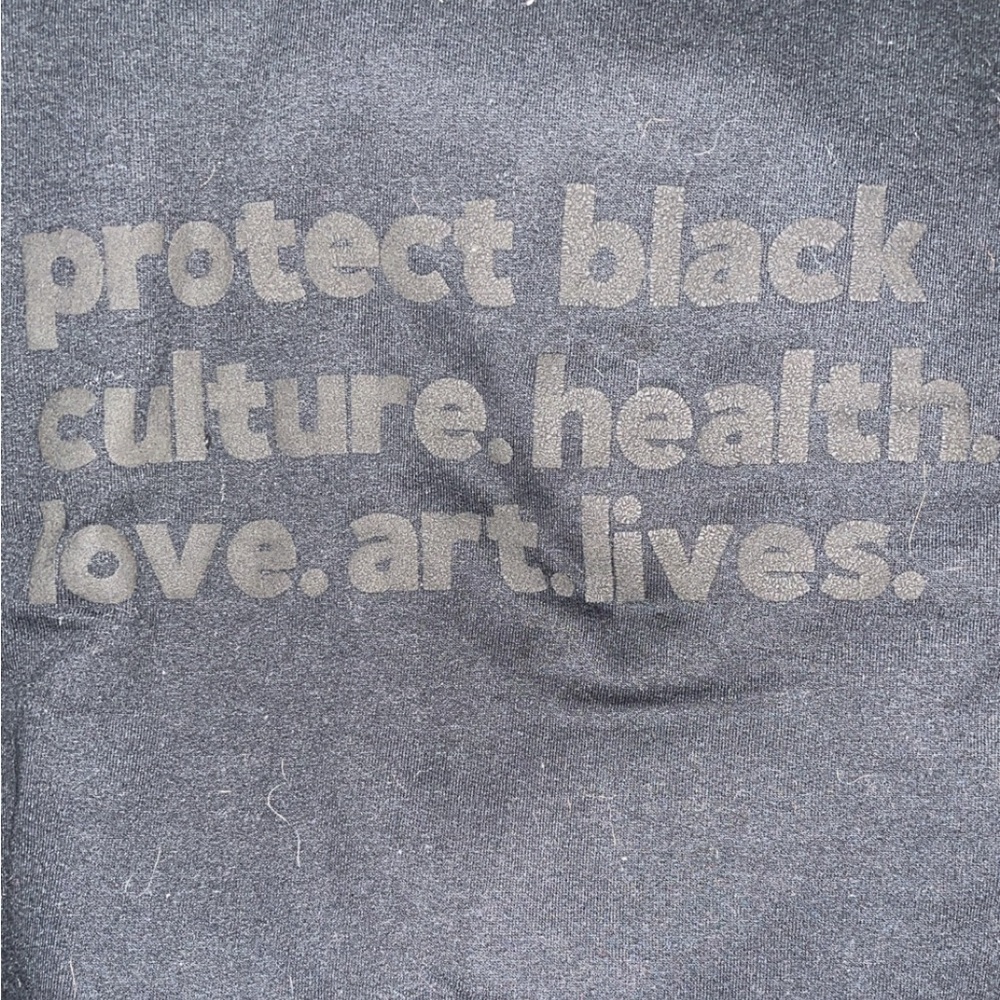 Protect BLACK double black hoodie. Normal wear and tear in high traffic areas